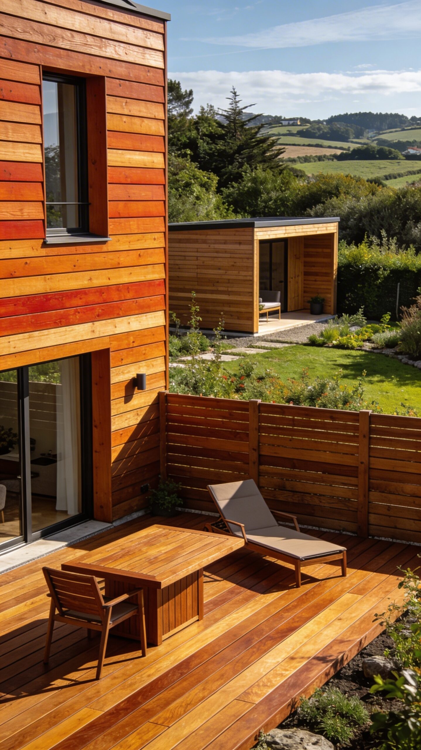 Terrasse bois extérieure