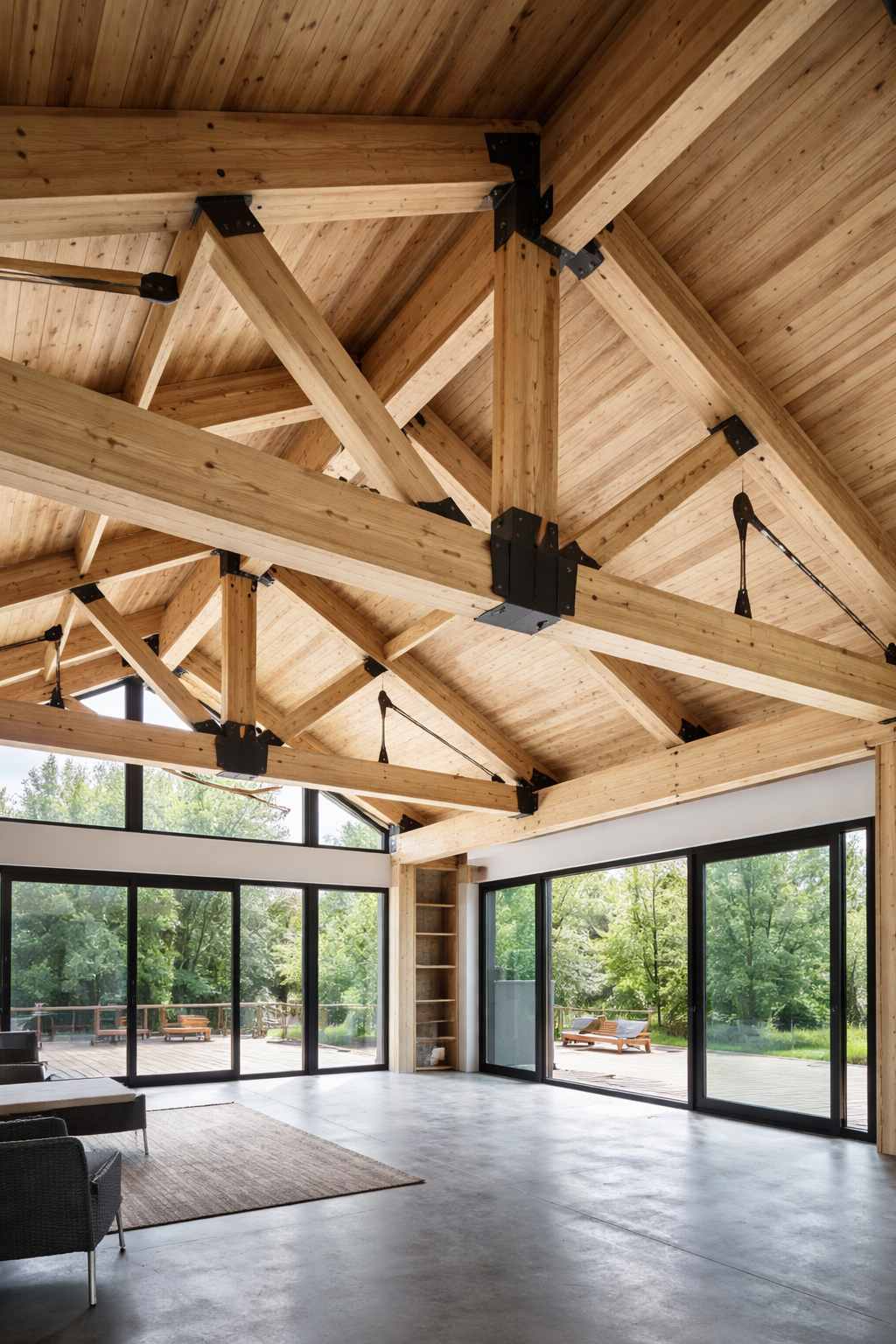 Charpente maison bois ossature