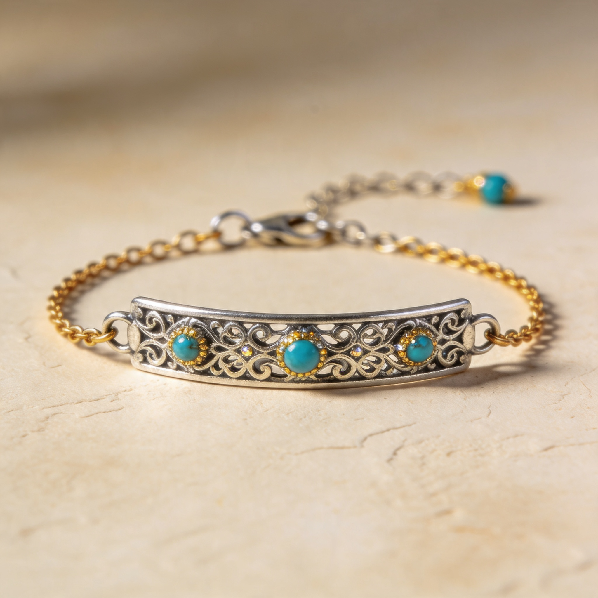 Bracelet bohème chic LUMARE — lookbook printemps