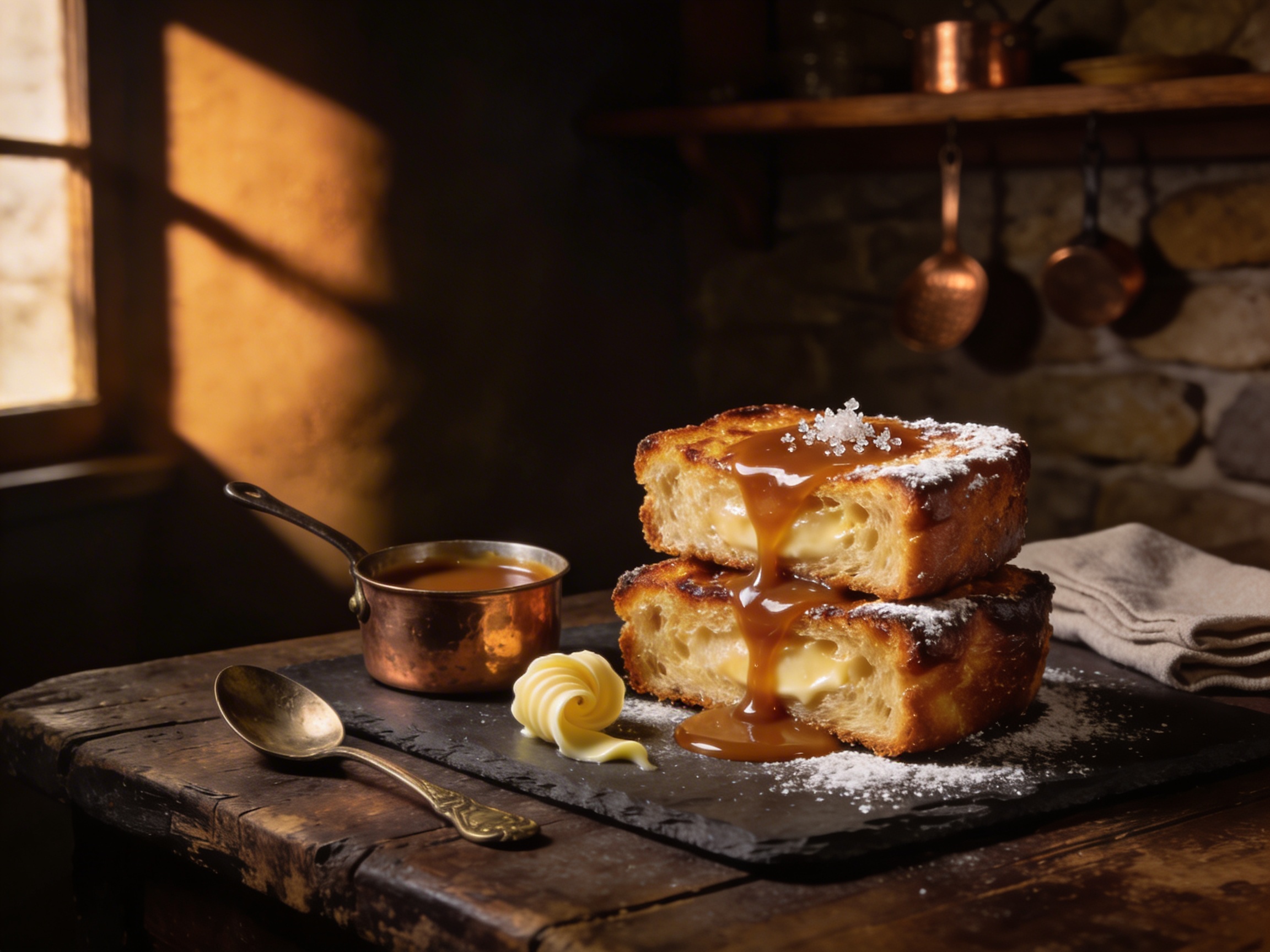 Pain perdu caramel beurre salé La Mie Dorée