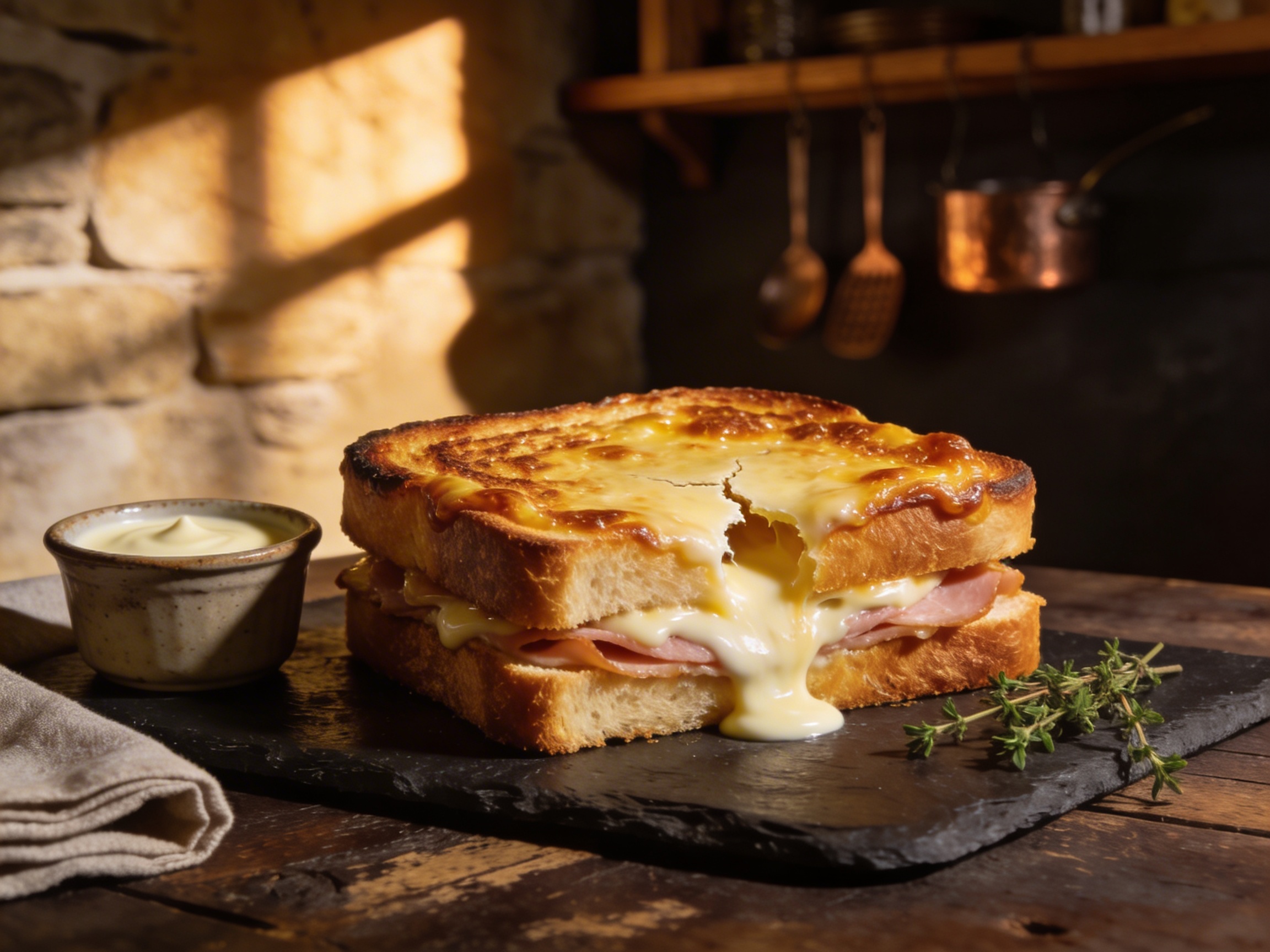Croque-Monsieur maison La Mie Dorée