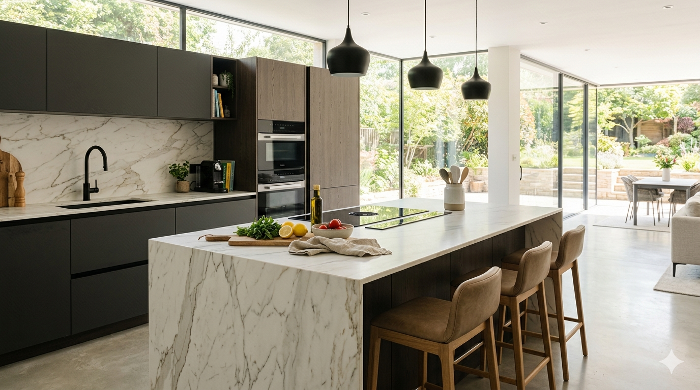 Cuisine haut de gamme moderne