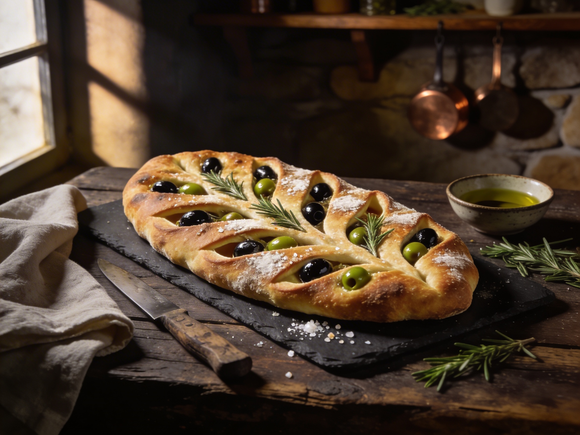 Fougasse Olives & Romarin